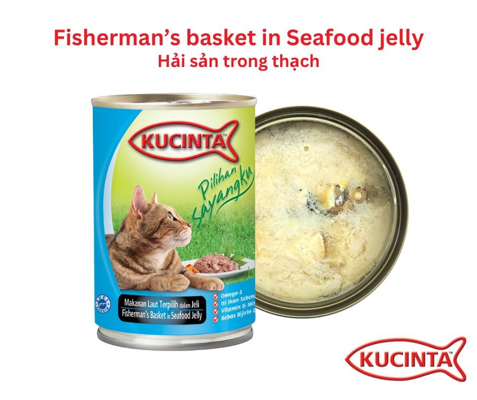 Pate Mèo Mọi Lứa Tuổi Kucinta Lon 400g