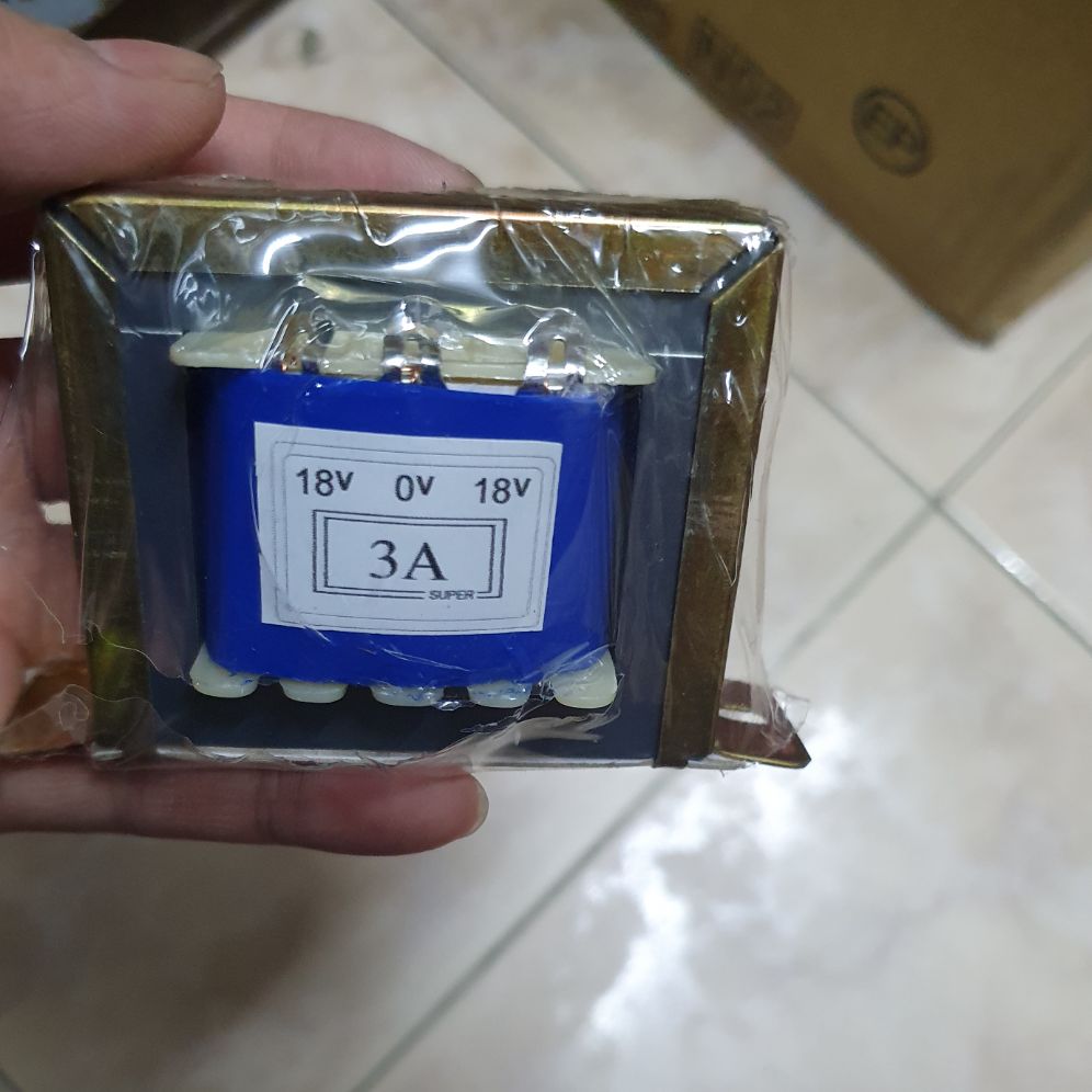 Nguồn biến áp 3a đối xứng 18v 0v 18v
