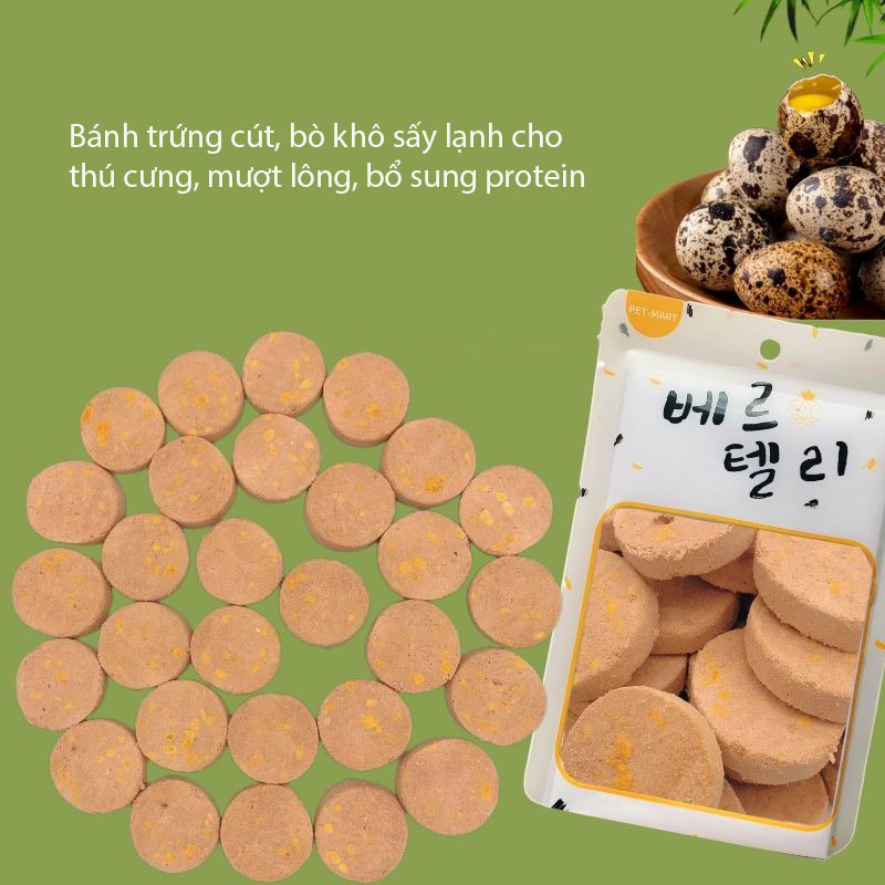 Bánh thưởng nhiều bị cho thú cưng