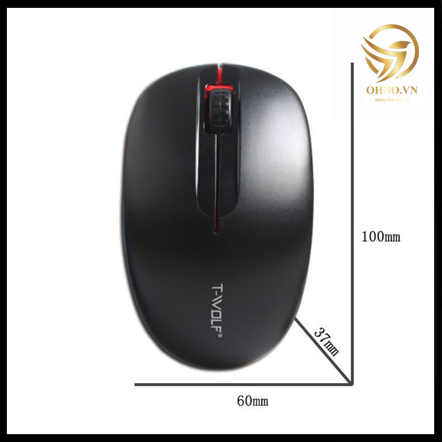 (Hot Sale) MOUSE Kh&ocirc;ng D&acirc;y T-WOLF Q3B BLUETOOTH Ch&iacute;nh h&atilde;ng (Bảo h&agrave;nh 12 Th&aacute;ng bởi Shop - Titan)