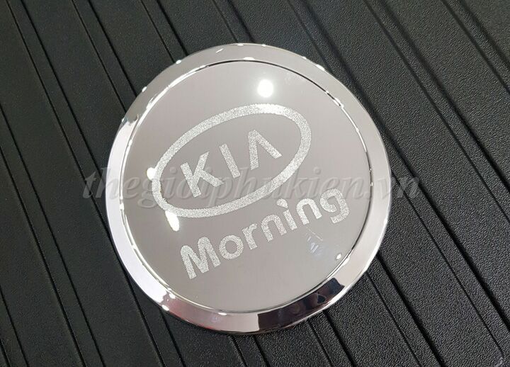 Ốp nắp bình xăng kia morning 2012-2019 mạ crom