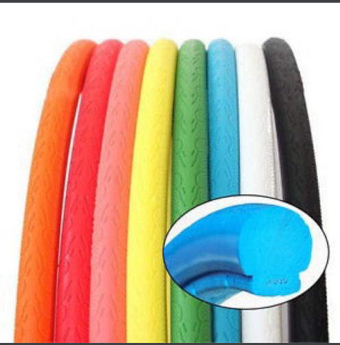 Lốp xe đạp đặc không săm 700*23c màu đen
