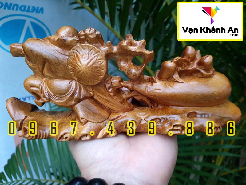 Tượng Phật gỗ để xe ô tô gỗ bách xanh - Tượng Phật Để Xe - Tượng Để Taplo Xe - Tượng Để Xe Ô tô - Pháp Duyên Shop
