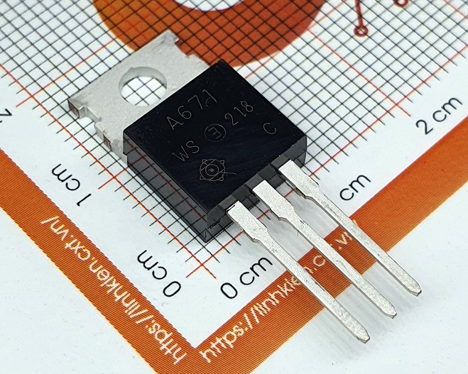 2sa671 a671 transistor pnp 4a 100v to-220
