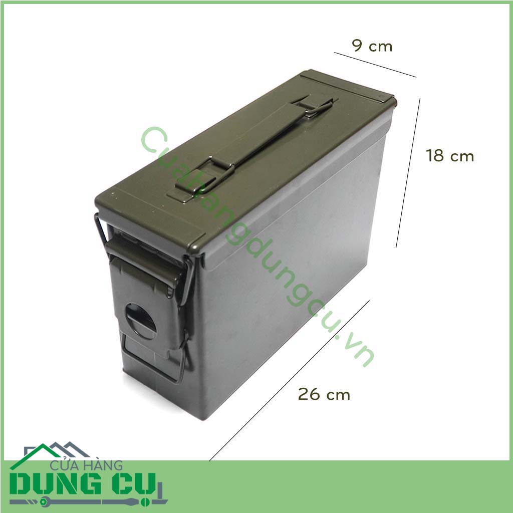 Hộp đựng dụng cụ bằng sắt loại 4l