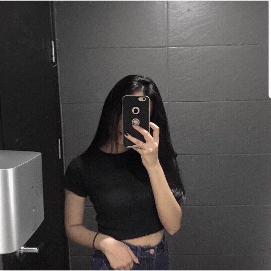 Áo CROPTOP Cộc Tay From Ôm Thời Trang