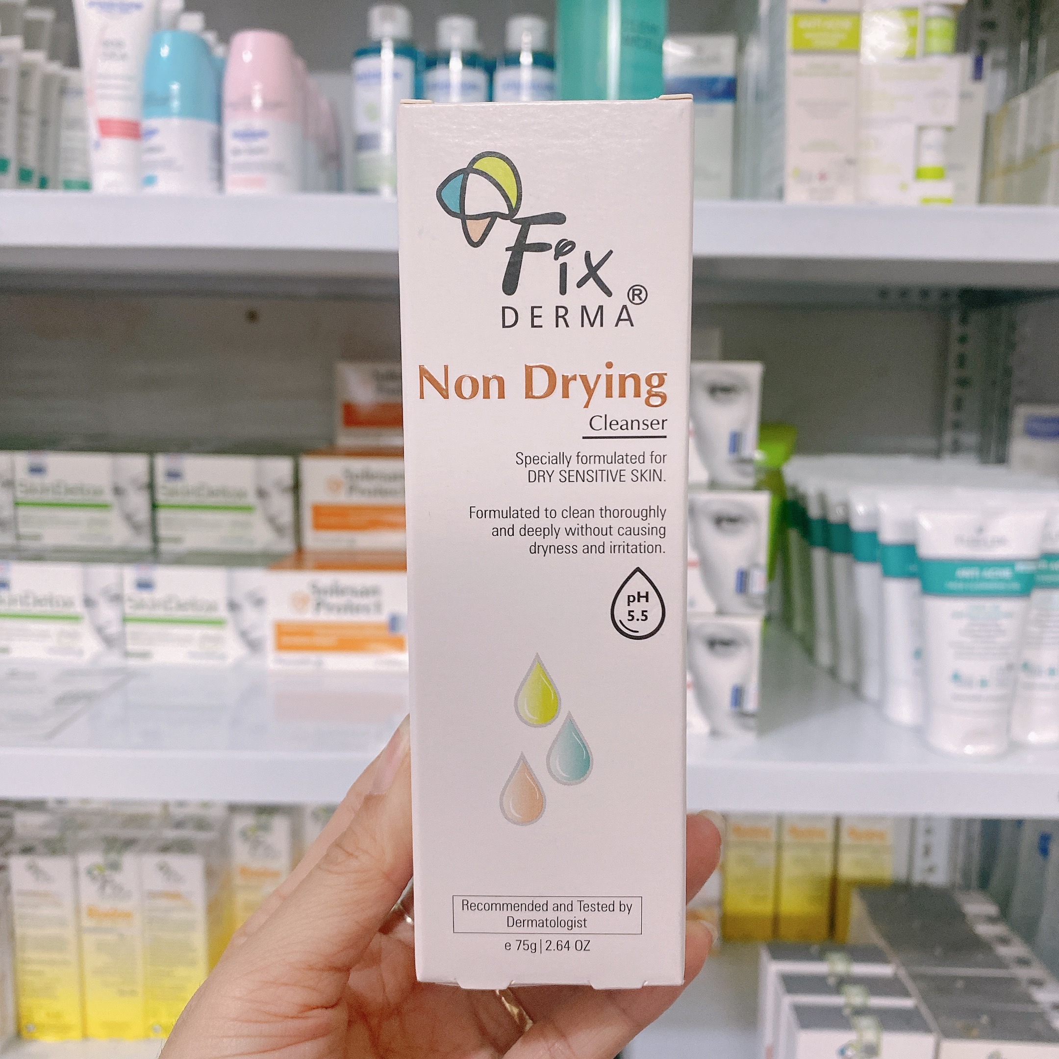 [NEW] Sữa Rửa Mặt Cho Da Nhạy Cảm Fixderma Non Drying Cleanser (60g)