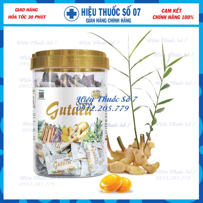Kẹo Gừng Gutaca Original hộp 200 viên