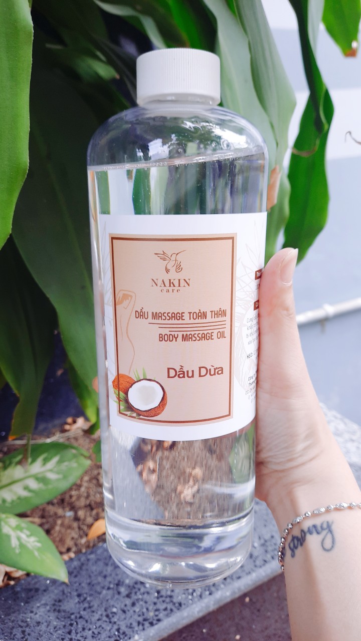 Dầu dừa ép lạnh Massage Body 1 Lít
