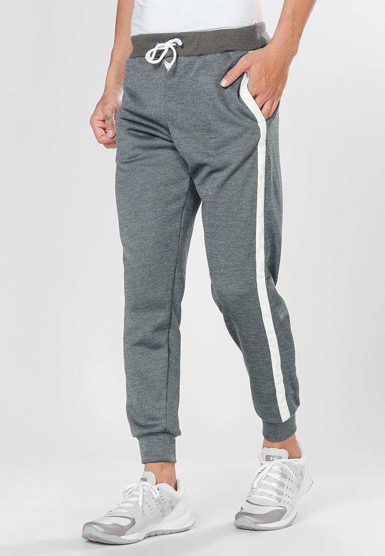 Quần Dài Thun Jogger Nam Phối Sọc 1041 (màu đen, xanh và xám)