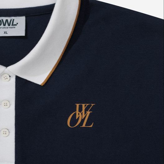 Áo polo Owlbrand Interlock/Navy