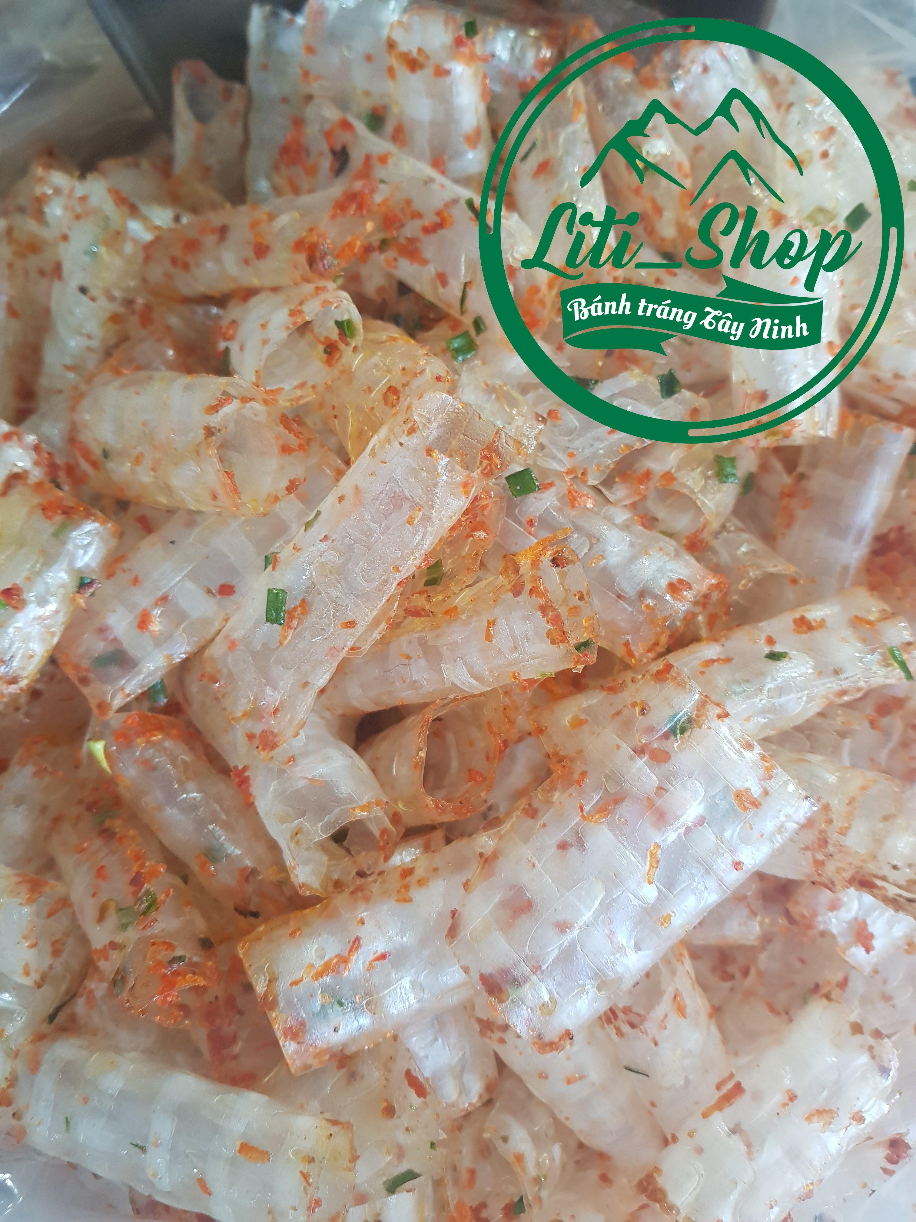 [500Gr] Bánh tráng Cuộn Ruốc dầu hành (Ít màu)