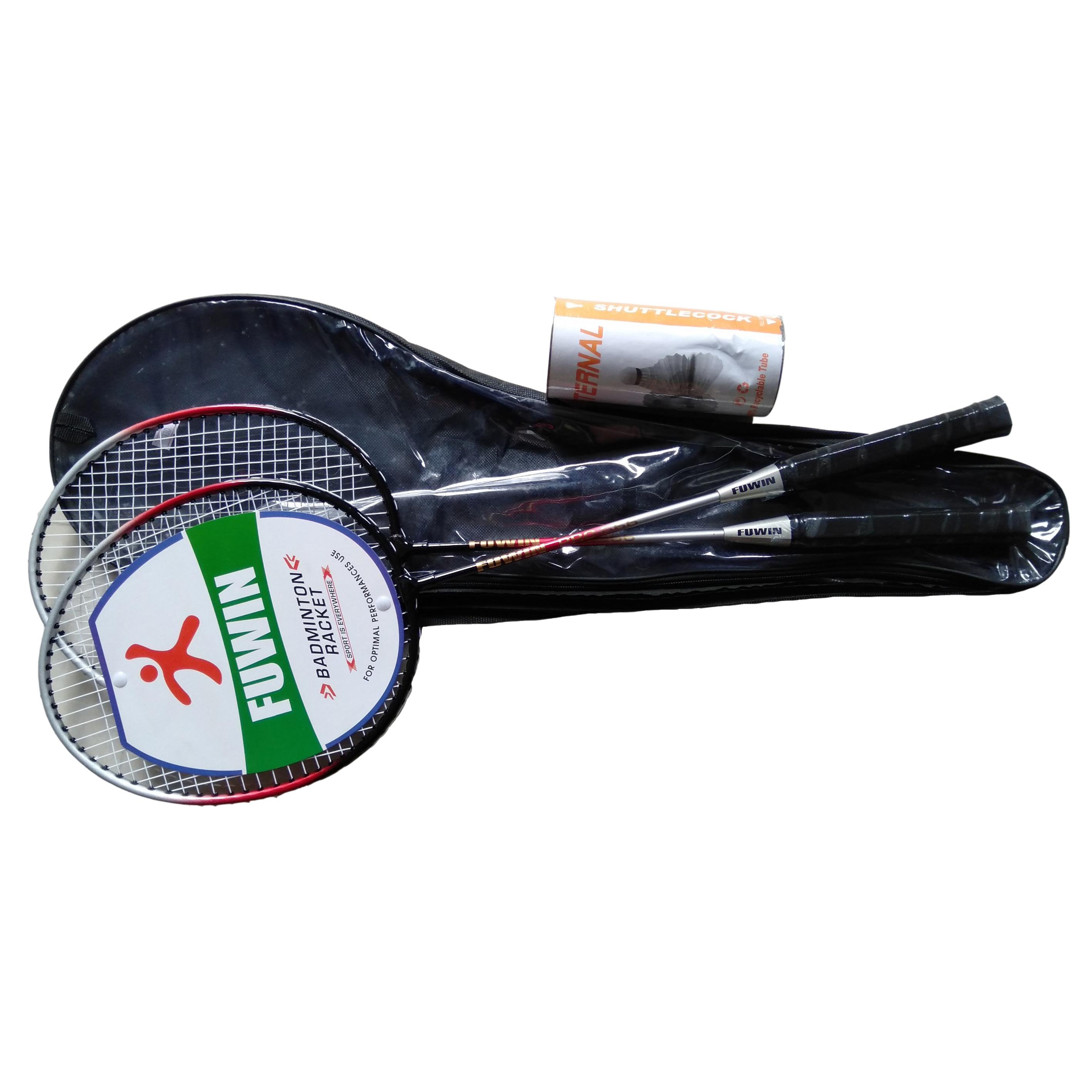 Vợt cầu lông Funwin 2 cây 3 trái cầu
