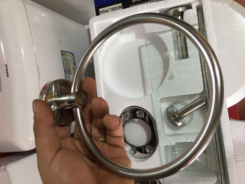 Bộ Phụ Kiện 6 Món Phòng Tắm Inox 304