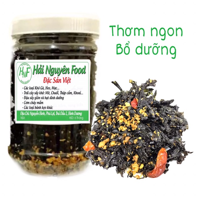5 hủ rong biển cháy tỏi (70g/hủ)