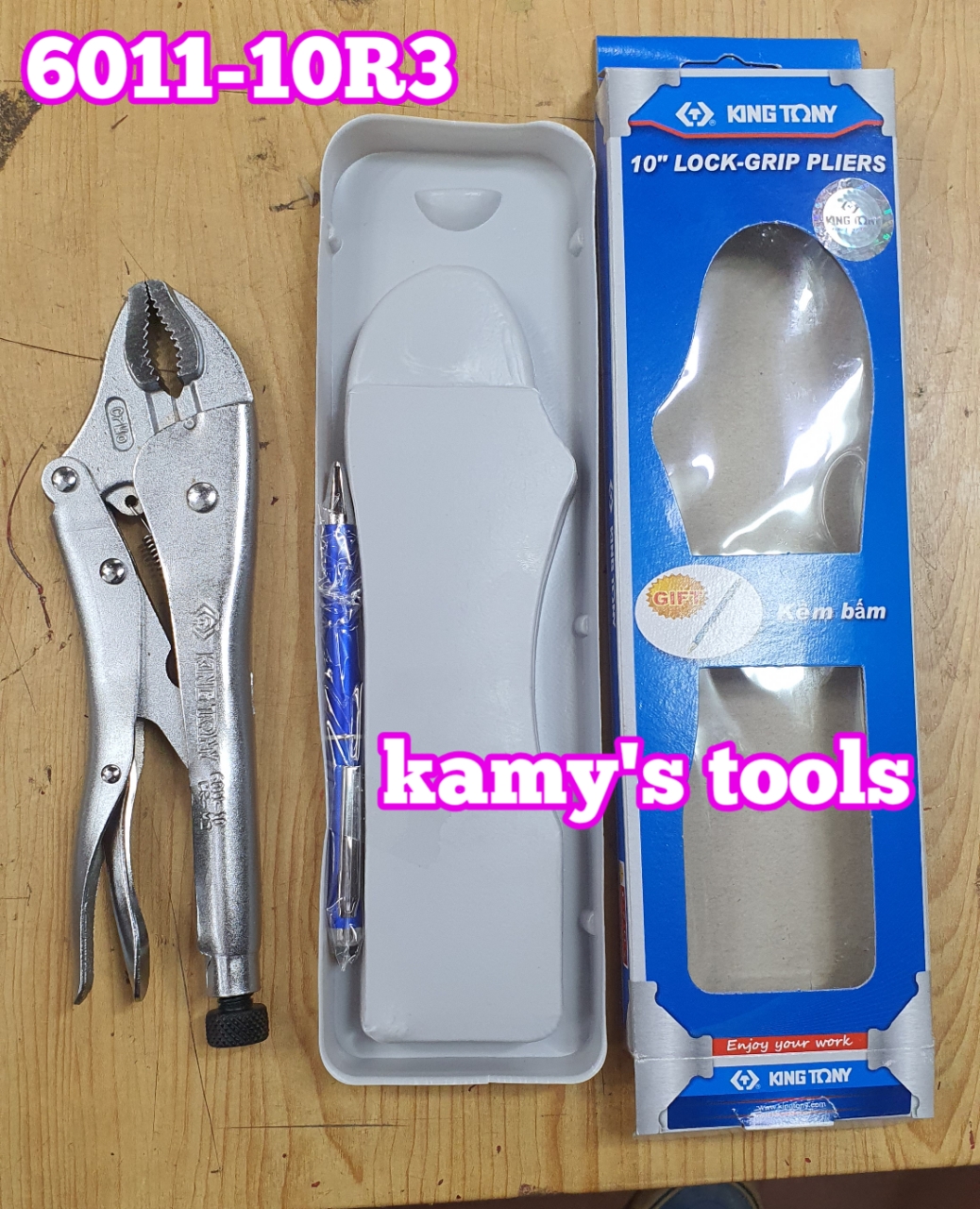 [HCM]Kìm bấm chết Kingtony 10 inch model 6011-10R3 và 6011-10N2