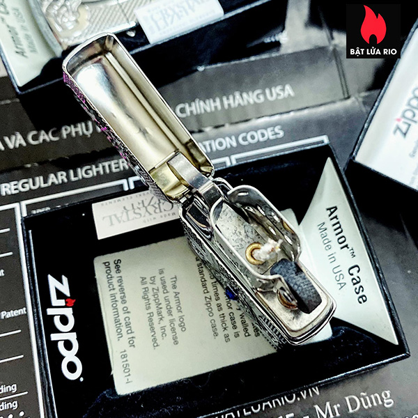 Zippo 49289 - Zippo Medieval Armor High Polish Chrome