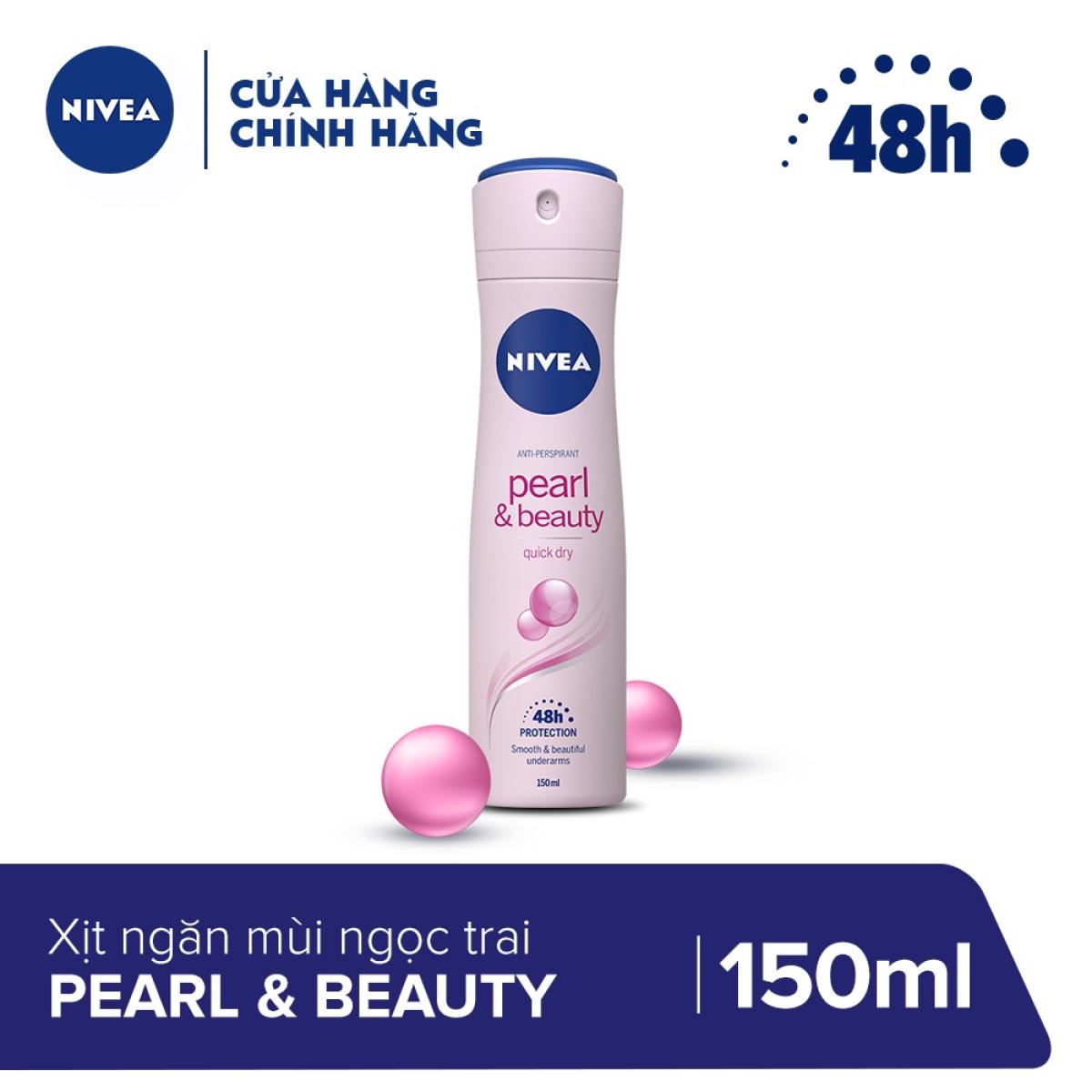 [HCM]Xịt Ngăn Mùi Ngọc Trai Quyến Rũ Dành Cho Nữ Nivea