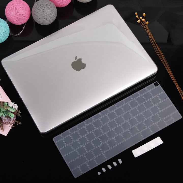 Combo Case, Transparent MacBook Case + Key Cover (Free Dust Cover)