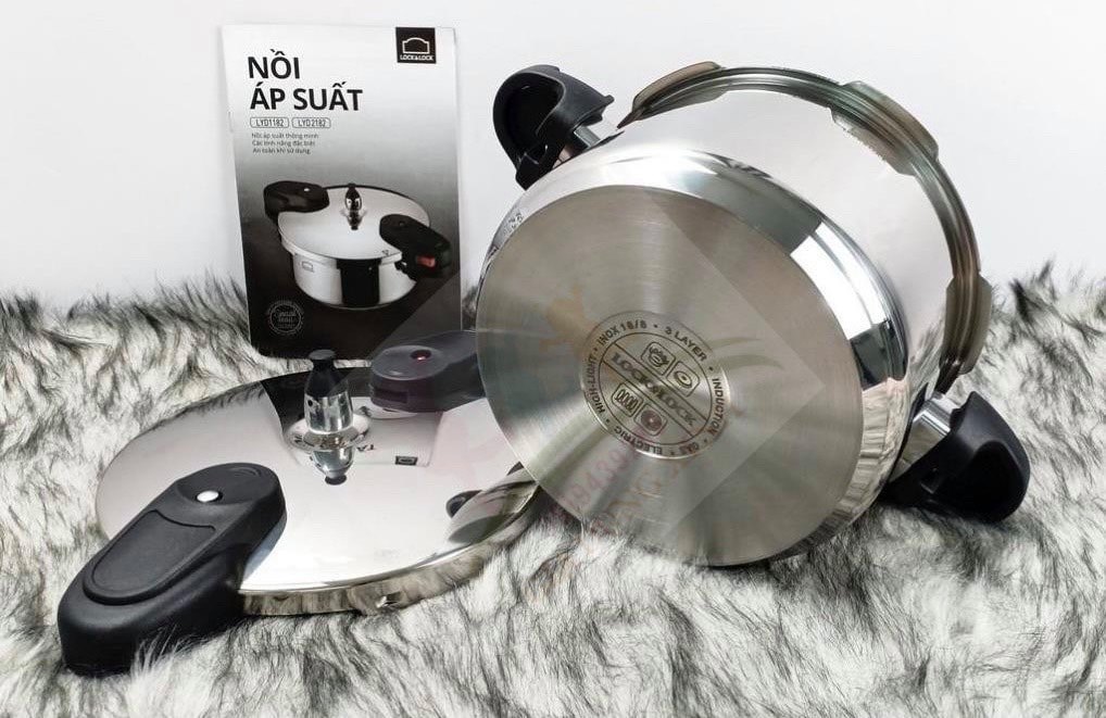 Nồi áp suất bằng Inox Lock&Lock LYD2182 (4L)