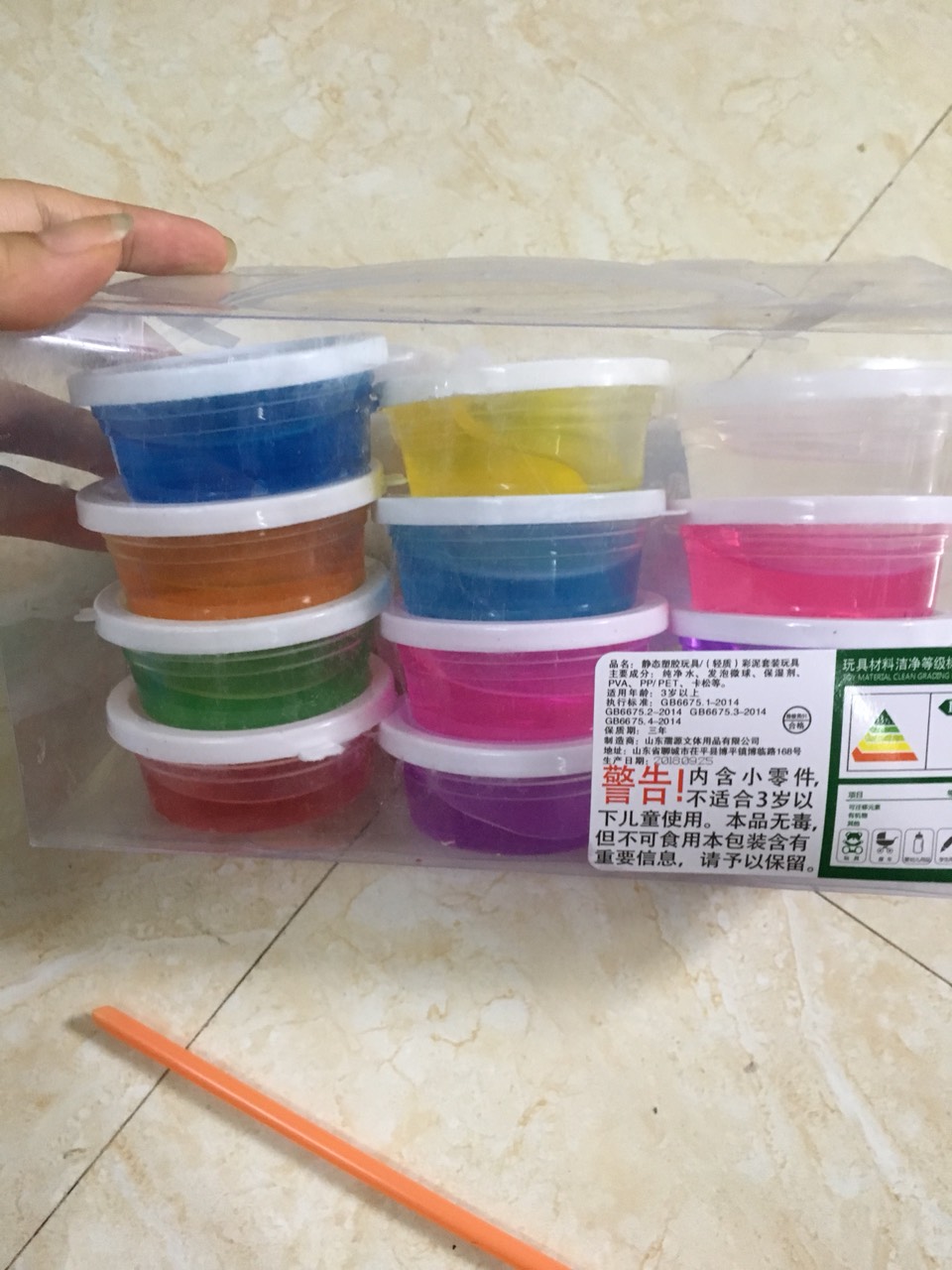 Bán sỉ Bộ 12 hũ slime đồ chơi cho bé