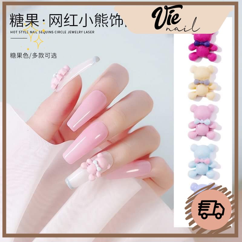 Charm hoạt hình đính móng, đính ốp lưngh