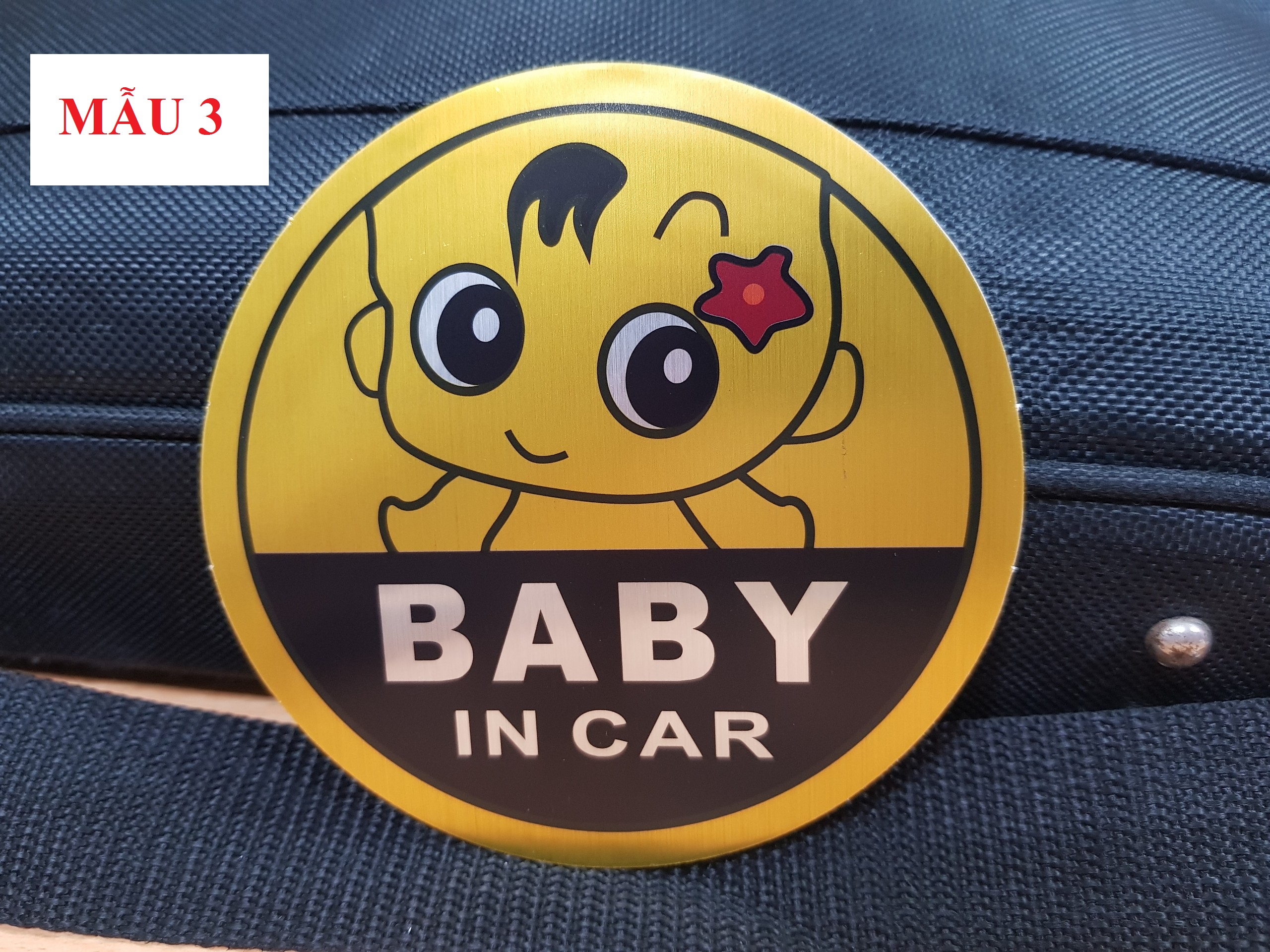Tem Dán Ô Tô Baby In Car