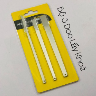 Bộ dao lấy khóe cạo gót chân 3 cây