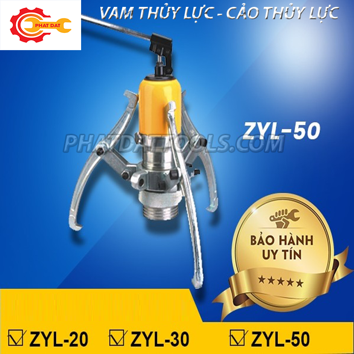 Vam Cảo thủy lực 50 tấn ZYL50
