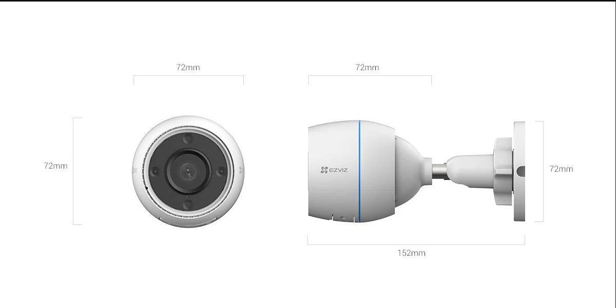 Camera WiFi ngoài trời EZVIZ H3C 2MP