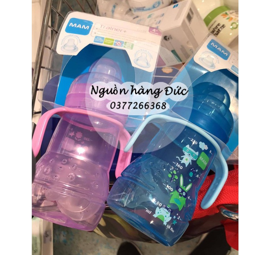 BÌNH TẬP UỐNG NƯỚC MAM ĐỨC CAO CẤP CHO BÉ 220ML