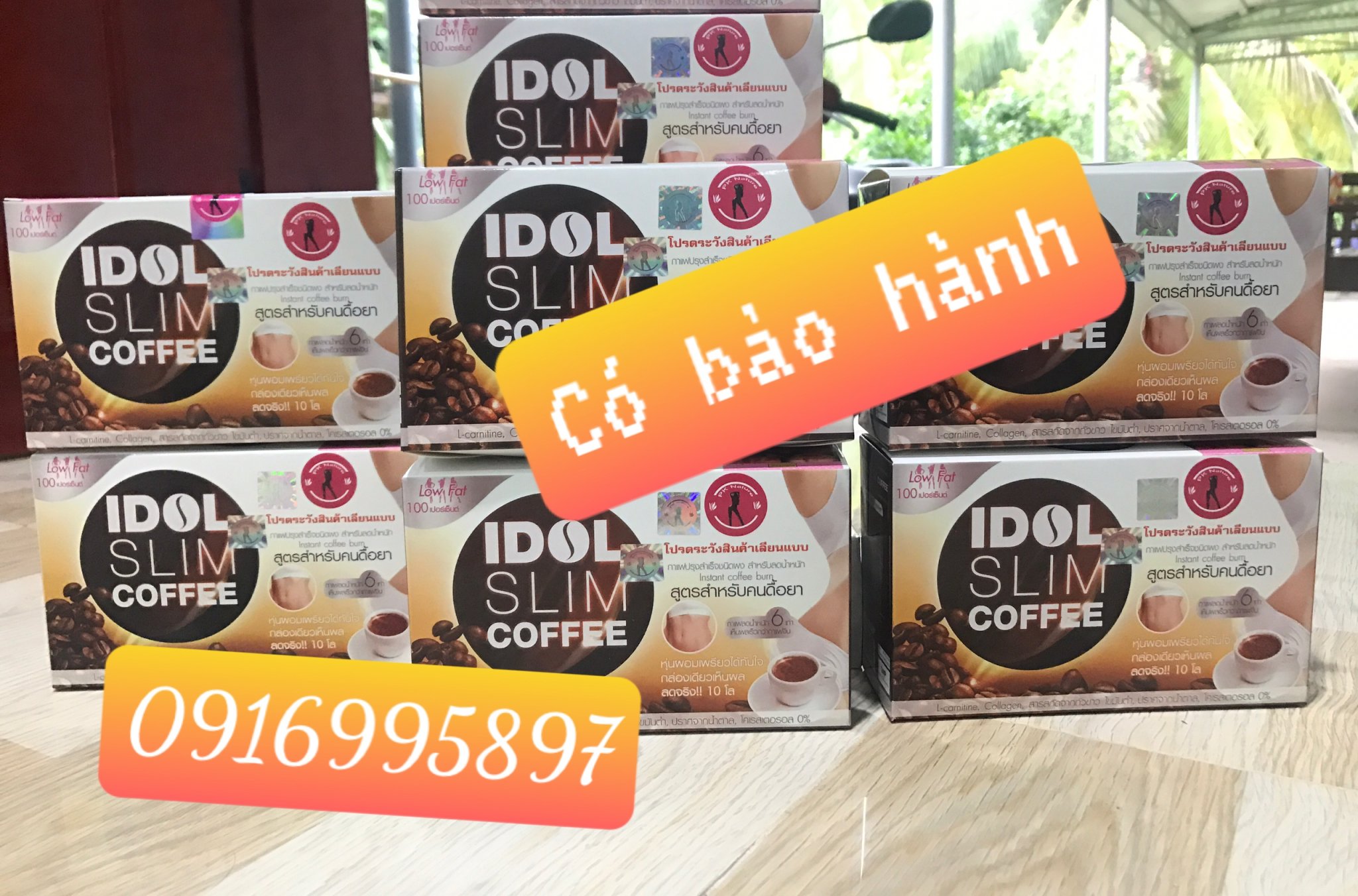 Cà phê Thái LAn idol Slim thách thức mỡ thừa