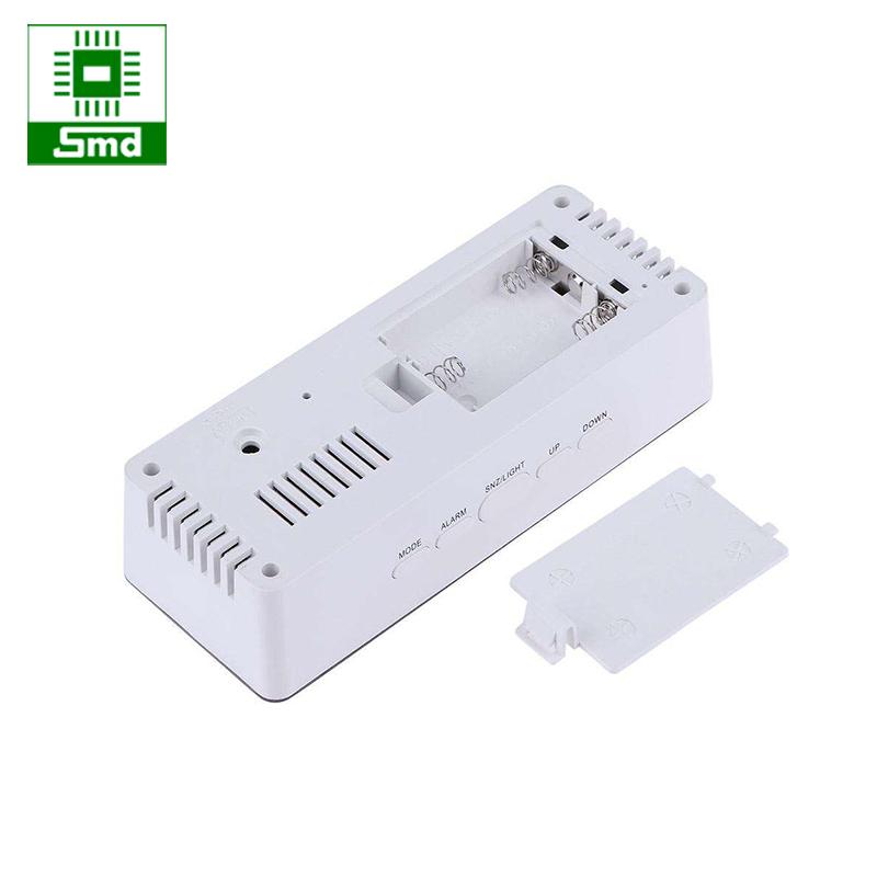 Đồng hồ led để bàn mặt gương - Led xanh lá