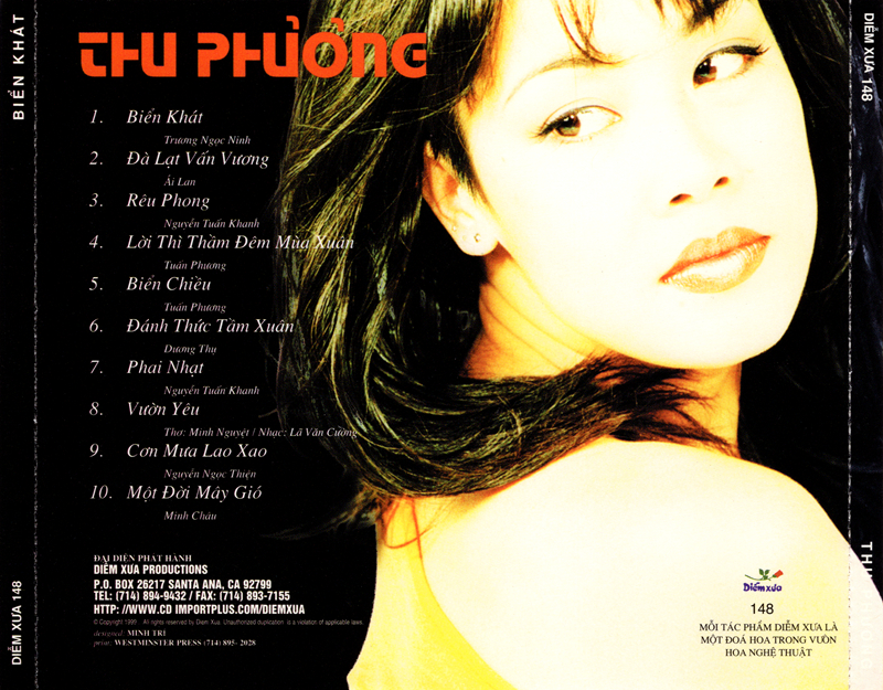Bộ 7 đĩa cd nhạc thu phương 2