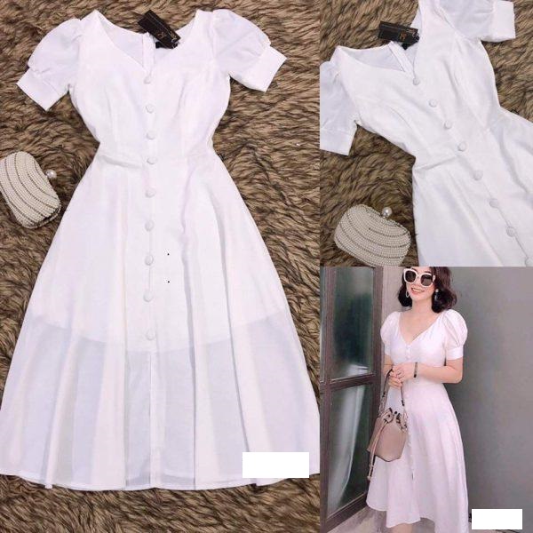 [HCM]ĐẦM VINTAGE TAY PHỒNG MYMY
