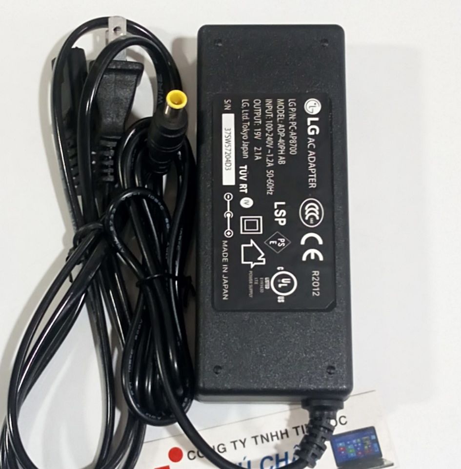 Adapter lcd lg 19v - 2.1a