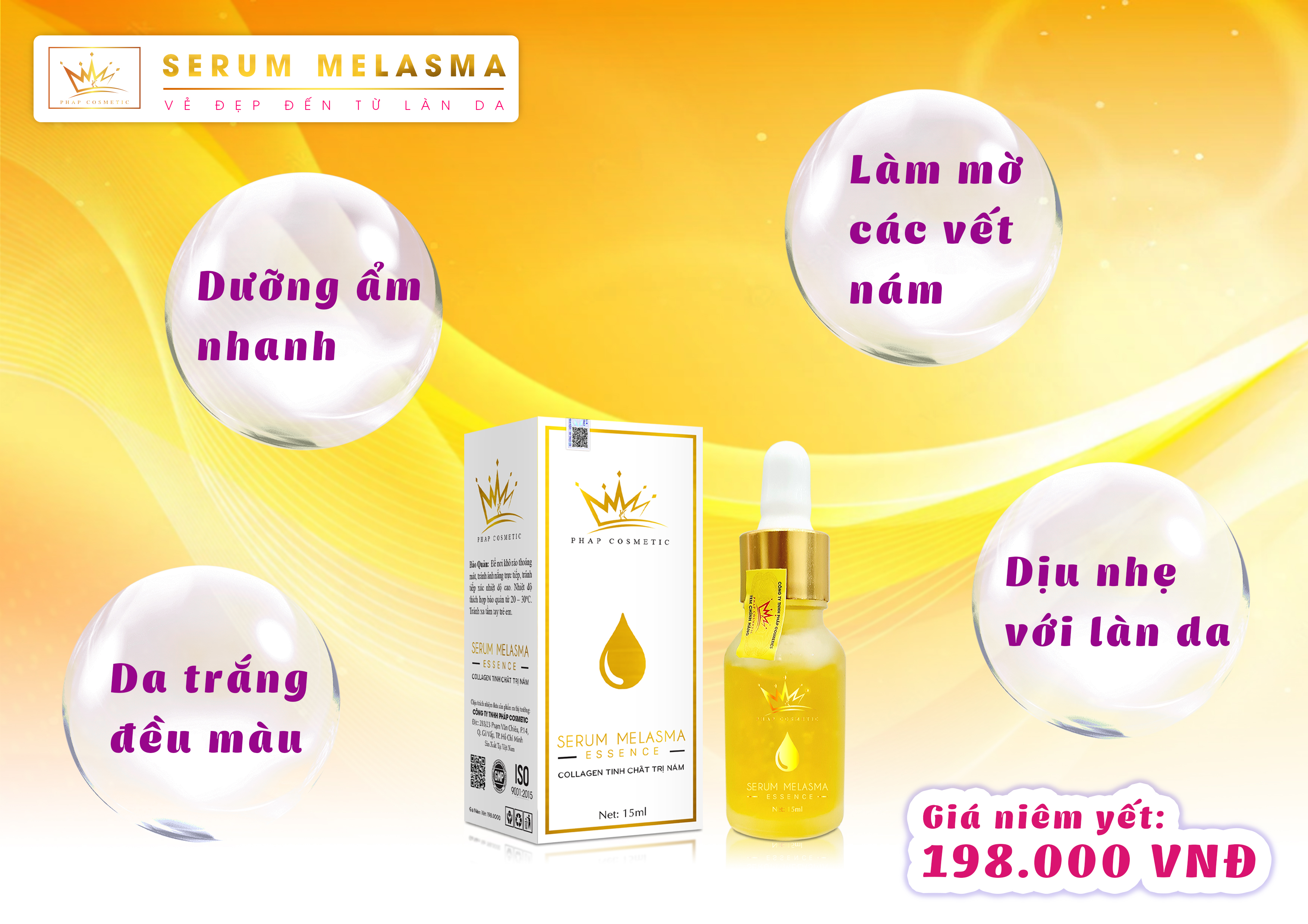SERUM PHÁP NÁM MELASMA