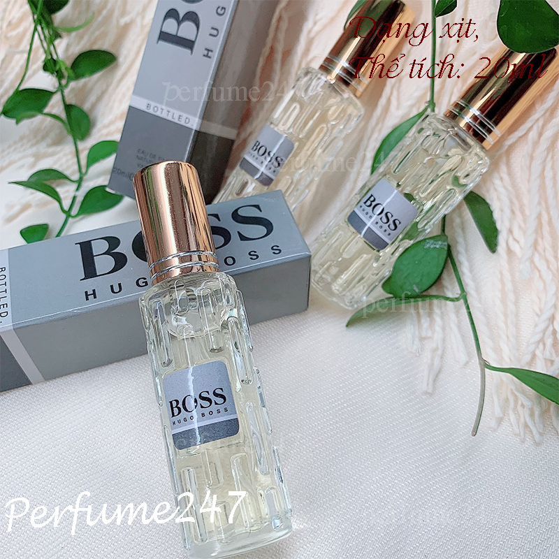[HCM]COMBO 3 CHAI NƯỚC HOA NAM HUG0 BOOS MINI 20ML