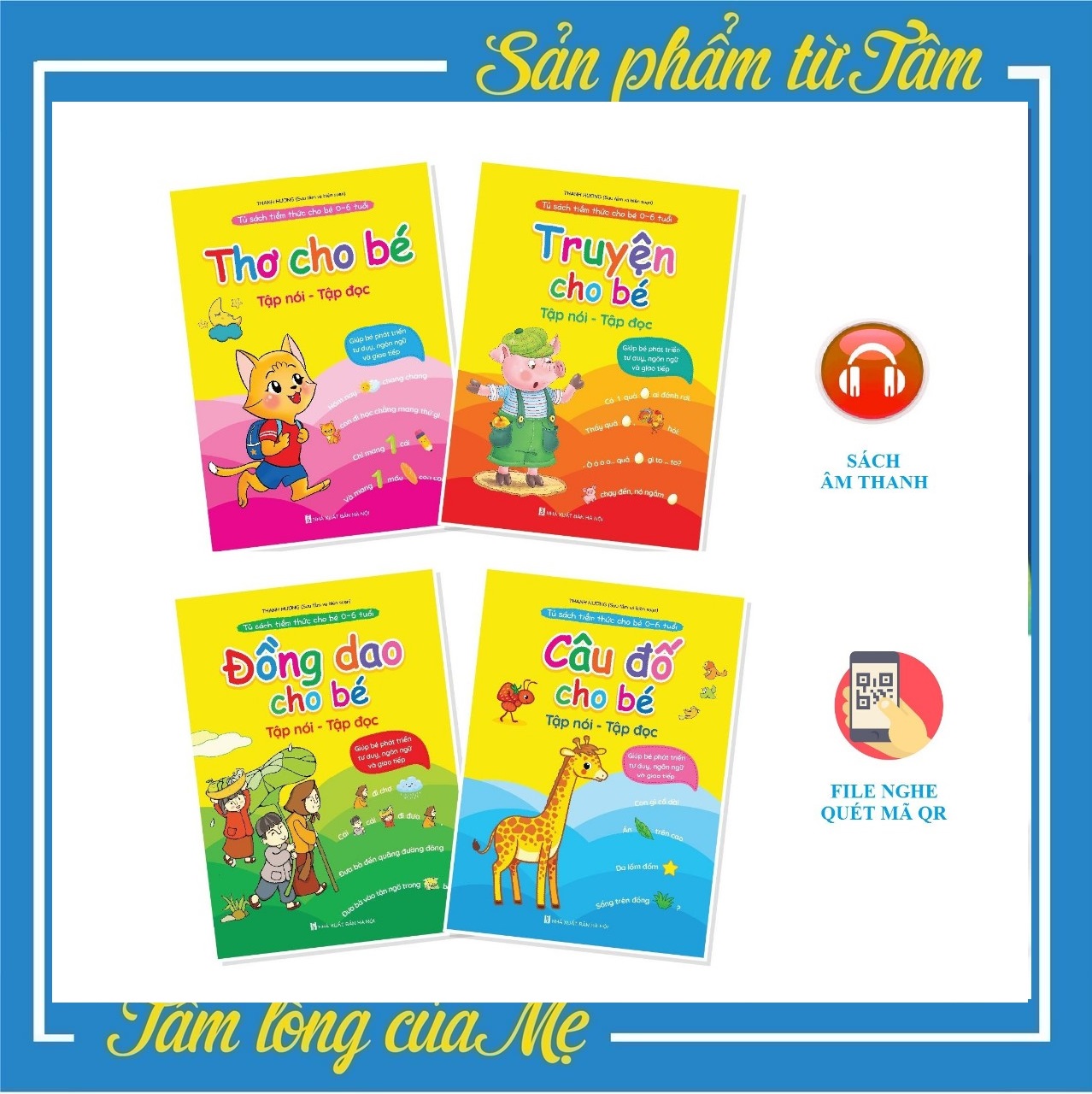 Combo 4 món đồ chơi đồng dao thơ truyen câu đố