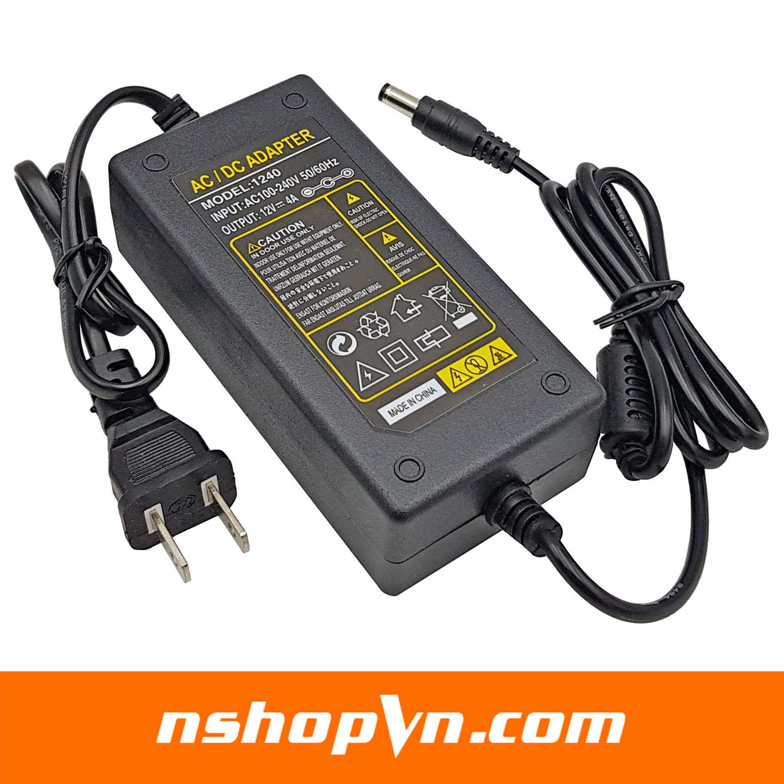 Nguồn adapter 12V 4A