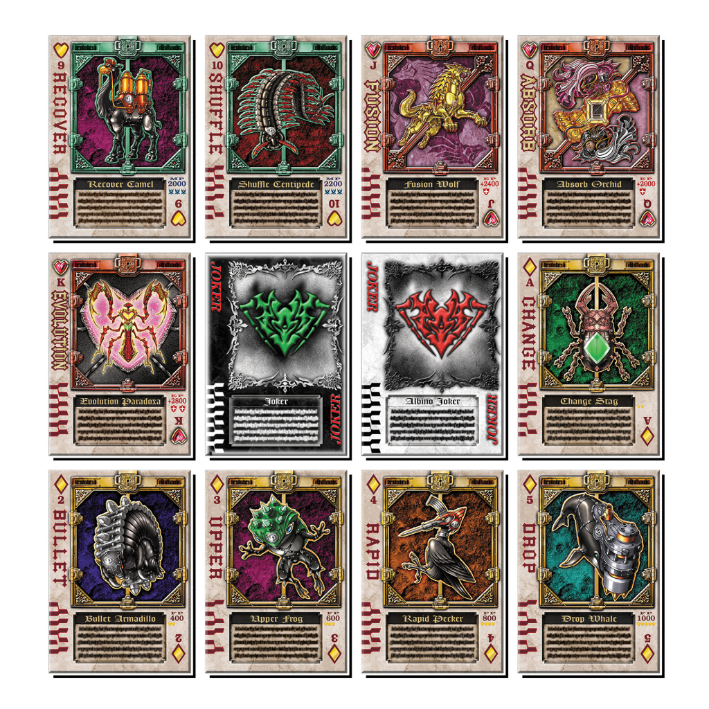 [Độc Quyền Phản Quang 7 Màu] Thẻ Bài Kamen Rider Blade Rouse Card