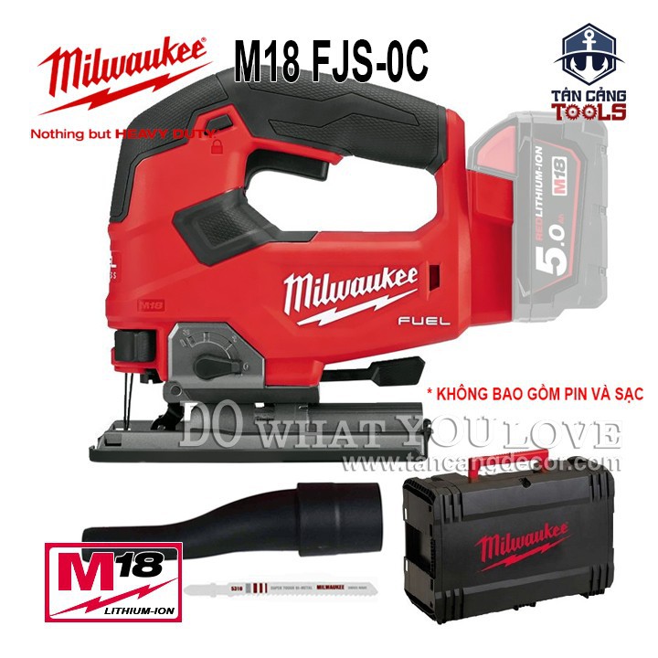 [Trả góp 0%] Máy Cưa Lọng Dùng Pin Milwaukee M18 FJS - 0X ( Thân Máy )
