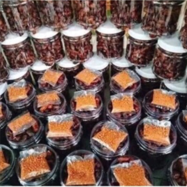 1KG ME LÀO NGUYÊN TRÁI CHẤM MUỐI TÔM