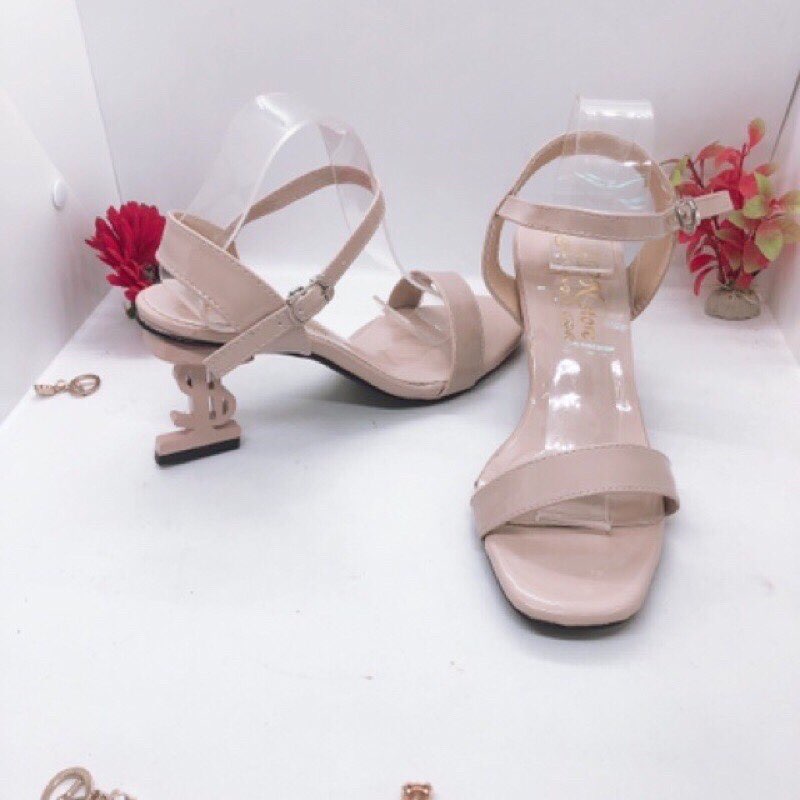 Sandal cao gót 6p, gót S lạ xinh