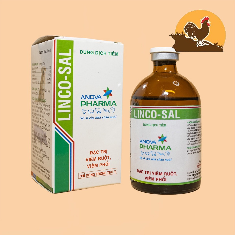 LINCO - SAL khò khè, sỗ mũi dành cho gà đá CHAI 100ML