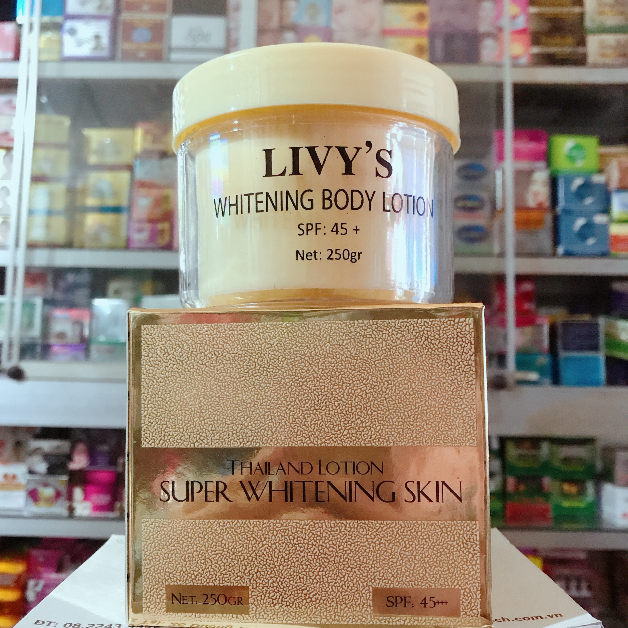 Kem LIVY’S dưỡng trắng da toàn thân thái lan 250g