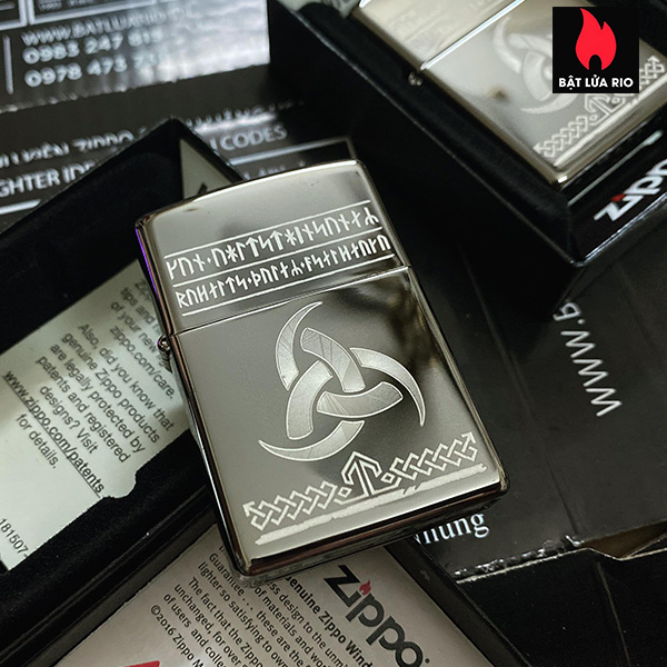 Zippo 49302 - Zippo Odin Design Black Ice®