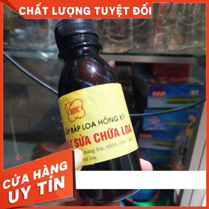 Keo Đen dán màng loa, mũ loa chuyên dụng (120ml)