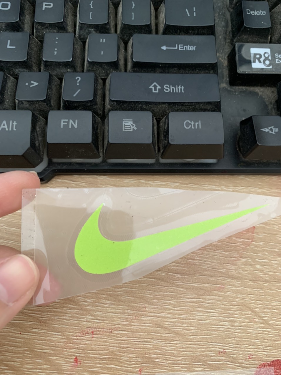 LOGO ủi nhiệt - nike dạ quang