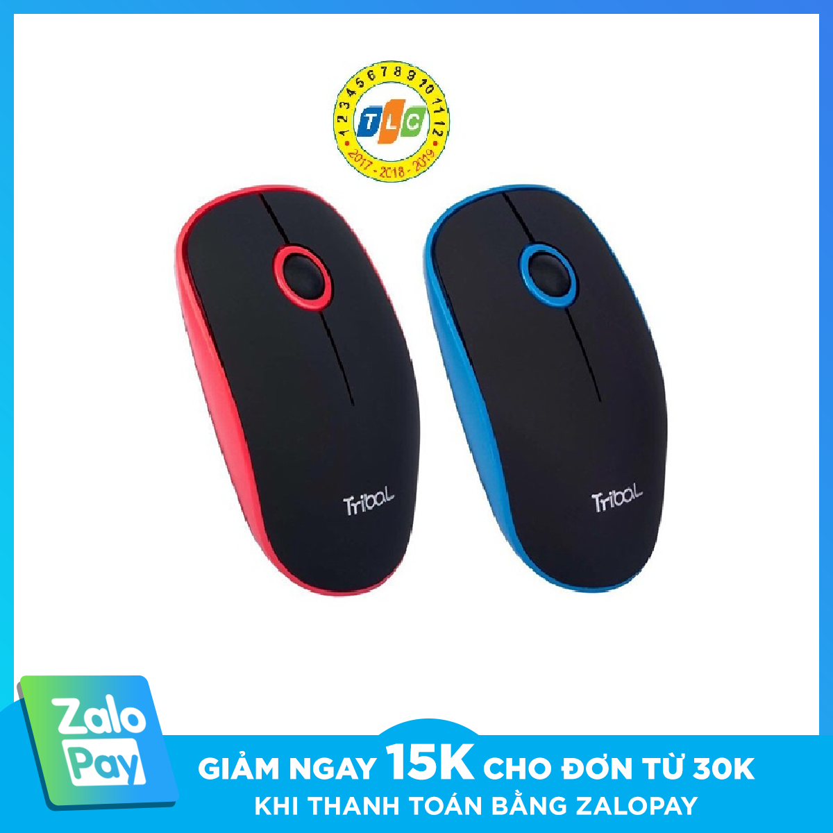 [ Siêu Sale 11.11 ] Chuột ko dây Tribal H88 chính hãng, cơ êm không gây tiếng ồn, không phiền trẻ nhỏ